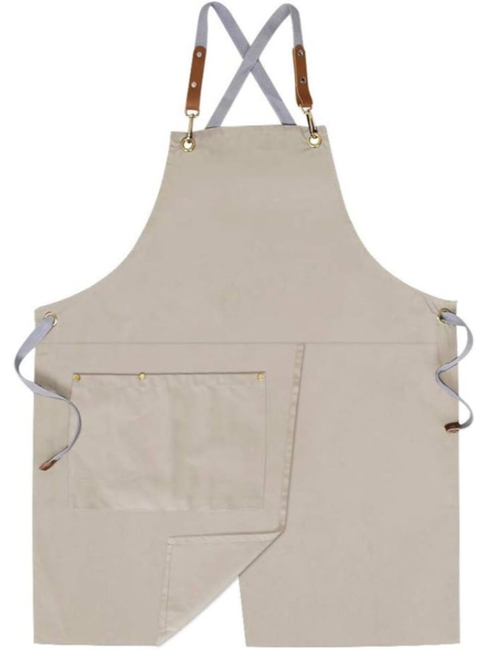 Crossback Apron with Pockets, Apron with Adjustable Straps